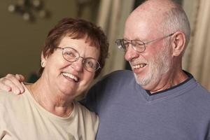 Happy Senior Couple Portrait photo