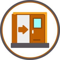 Exit Vector Icon Design