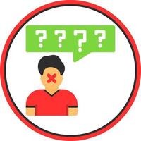 Gossip Vector Icon Design