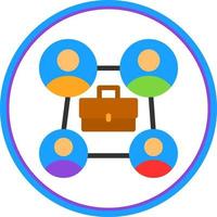 Job Rotation Vector Icon Design