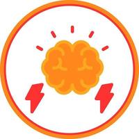 Brain Power Vector Icon Design