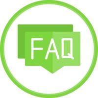 Faq Vector Icon Design