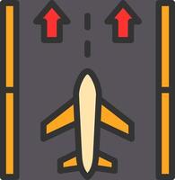 Runway Vector Icon Design