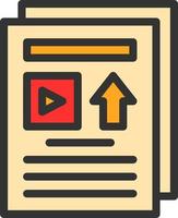 Content Vector Icon Design