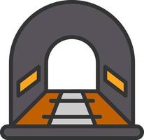 Tunnel Vector Icon Design