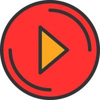 Play button Vector Icon Design