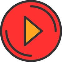 Play button Vector Icon Design