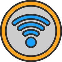 Wifi Signal Vector Icon Design