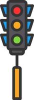 Traffic Lights Vector Icon Design