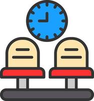 Waiting Room Vector Icon Design