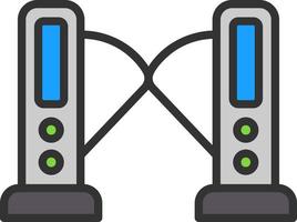 Turnstile Vector Icon Design