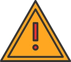 Exclamation Mark Vector Icon Design
