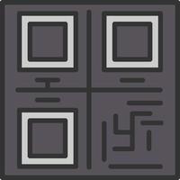 Qr Code Vector Icon Design