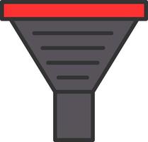 Funnel Vector Icon Design