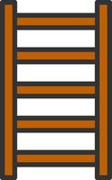 Step Ladder Vector Icon Design