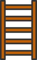 Step Ladder Vector Icon Design