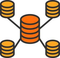 Database Vector Icon Design