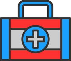 First Aid Kit Vector Icon Design