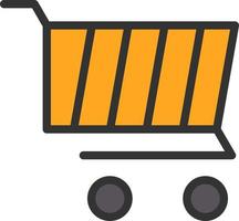 Trolley Vector Icon Design