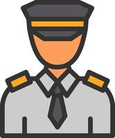 Pilot Vector Icon Design