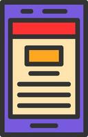 Post Vector Icon Design