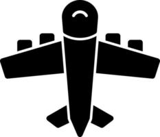 diseño de icono de vector de avión