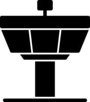 Control Tower Vector Icon Design