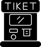 Ticket Machine Vector Icon Design