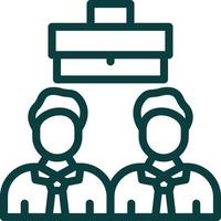 Business Team Vector Icon Design