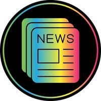 Breaking News Vector Icon Design