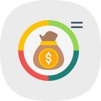 Asset Allocation Vector Icon Design