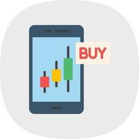 Buy Stocks Vector Icon Design