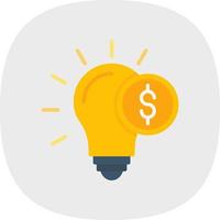 Investment Idea Vector Icon Design