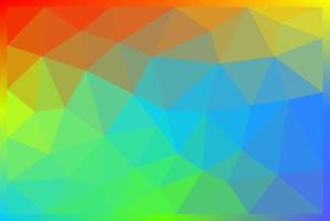 The dominant mesh background is rainbow color. mesh background with colorful triangles. vector