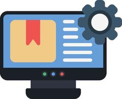 Content Management System Vector Icon Design