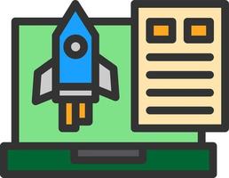 Launch Vector Icon Design