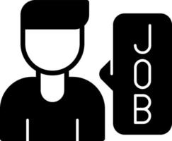 Job Vector Icon Design