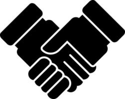 Handshake Vector Icon Design