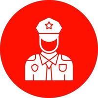 Police Officer Vector Icon Design