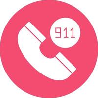 911 diseño de icono de vector