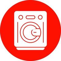 Washing Machine Vector Icon Design