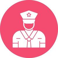 Security Guard Vector Icon Design