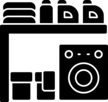 Laundry Room Vector Icon Design