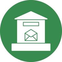 diseño de icono de vector de caja de letra