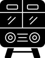 diseño de icono de vector de tren