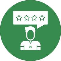 Customer Review Vector Icon Design