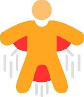 Base Jump Vector Icon Design