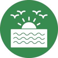 Sunrise Vector Icon Design