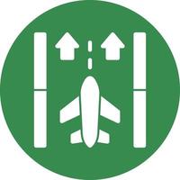 Runway Vector Icon Design