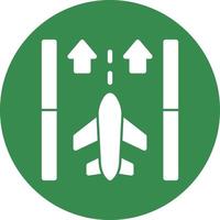 Runway Vector Icon Design